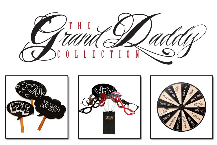 GrandDaddy Collection Photo Booth Props