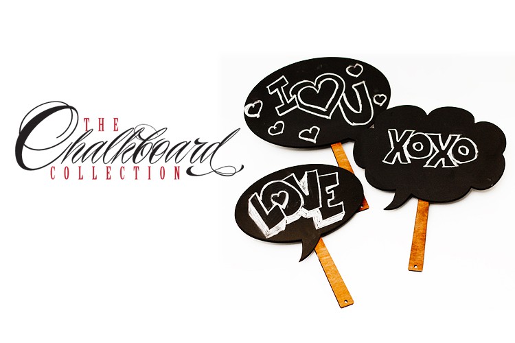 The Chalkboard Collection Photo Booth speech bubbles