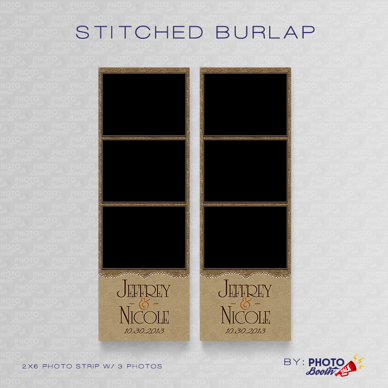 Stitched Burlap - Photoshop PSD Files - Image 2