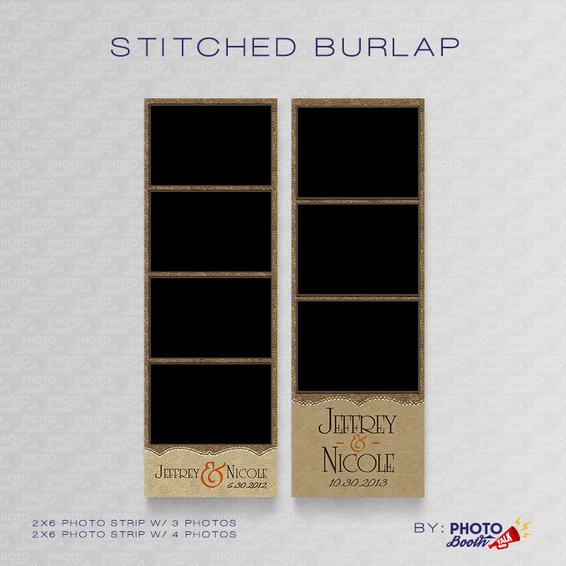 Stitched Burlap - Photoshop PSD Files