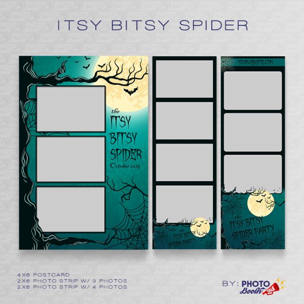 Itsy Bitsy Spider - Photoshop PSD Files