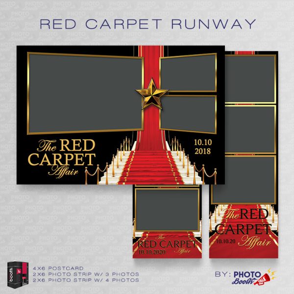 Red Carpet Runway - for Darkroom Booth