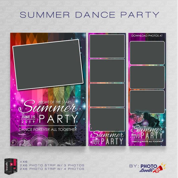 Summer Dance Party - For Darkroom Booth