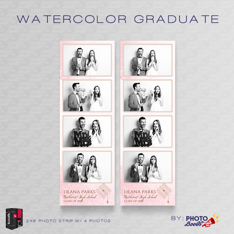 Watercolor Graduate - For Darkroom Booth - Image 4