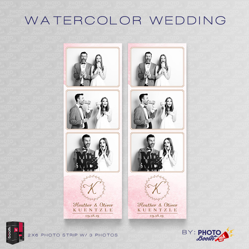 Watercolor Wedding - For Darkroom Booth - Image 3