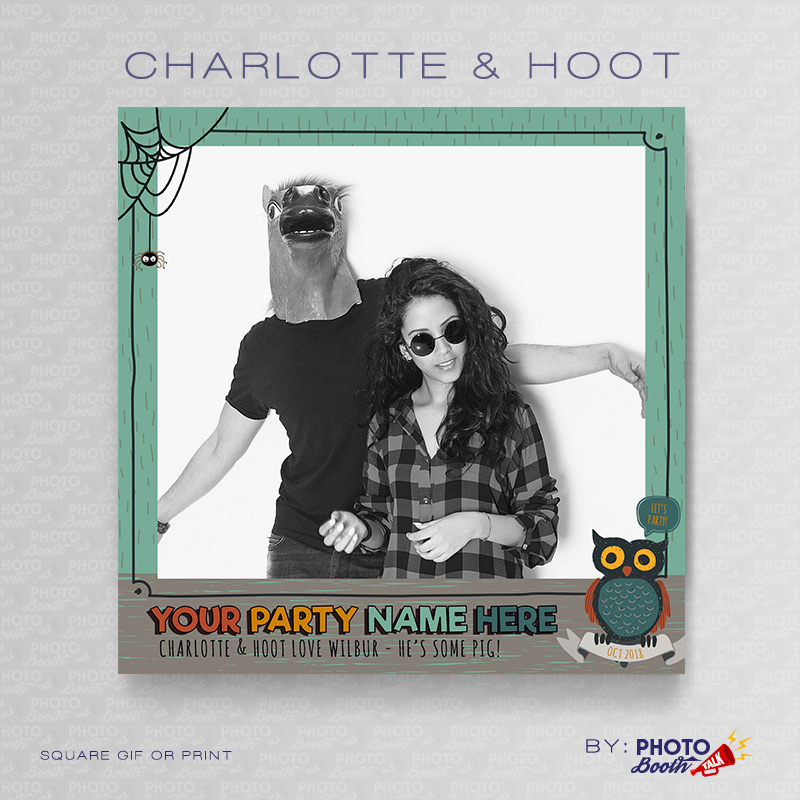 Charlotte and Hoot - Square - Photoshop PSD File