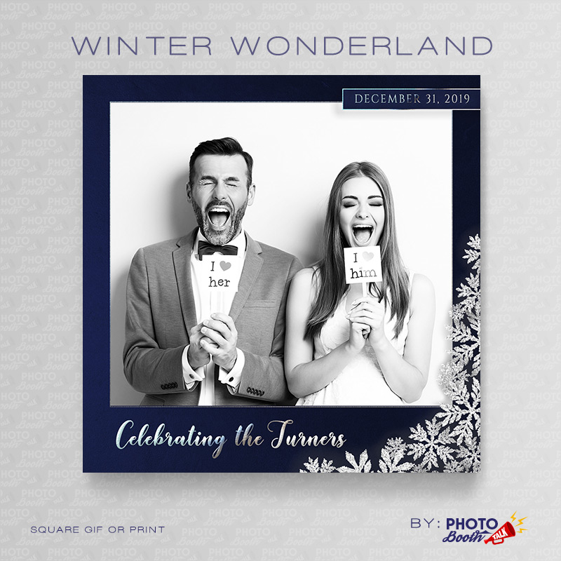 Winter Wonderland - Square - Photoshop PSD File
