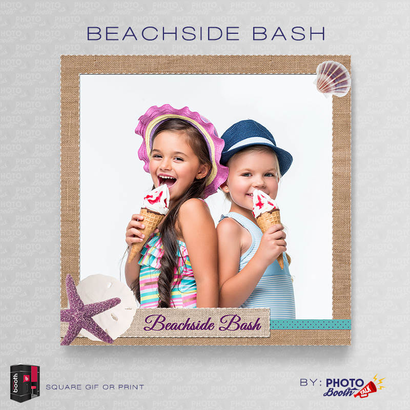 Beachside Bash - SQUARE - for Darkroom Booth