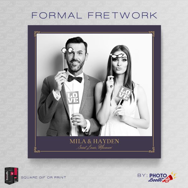 Formal Fretwork - SQUARE - for Darkroom Booth