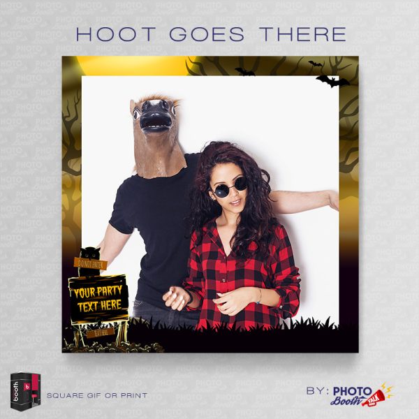 Hoot Goes There – SQUARE – for Darkroom Booth