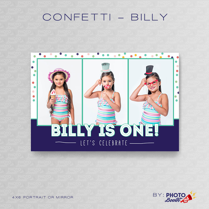 Confetti Billy - Portrait Mirror - Photoshop PSD Files - Image 2