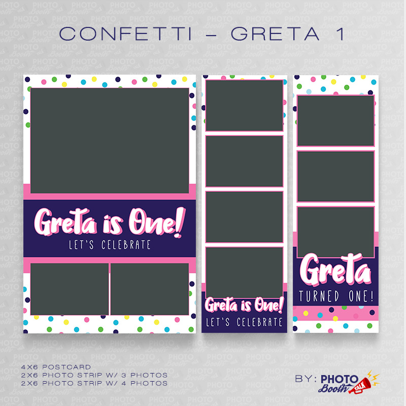 Confetti Greta 1 - For Darkroom Booth