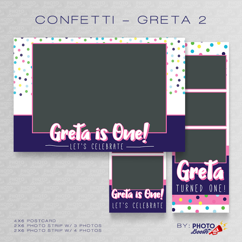 Confetti Greta 2 - Photoshop PSD Files