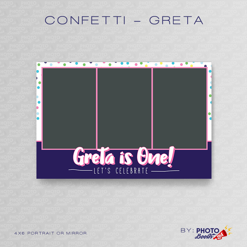 Confetti Greta - Portrait Mirror - Photoshop PSD Files