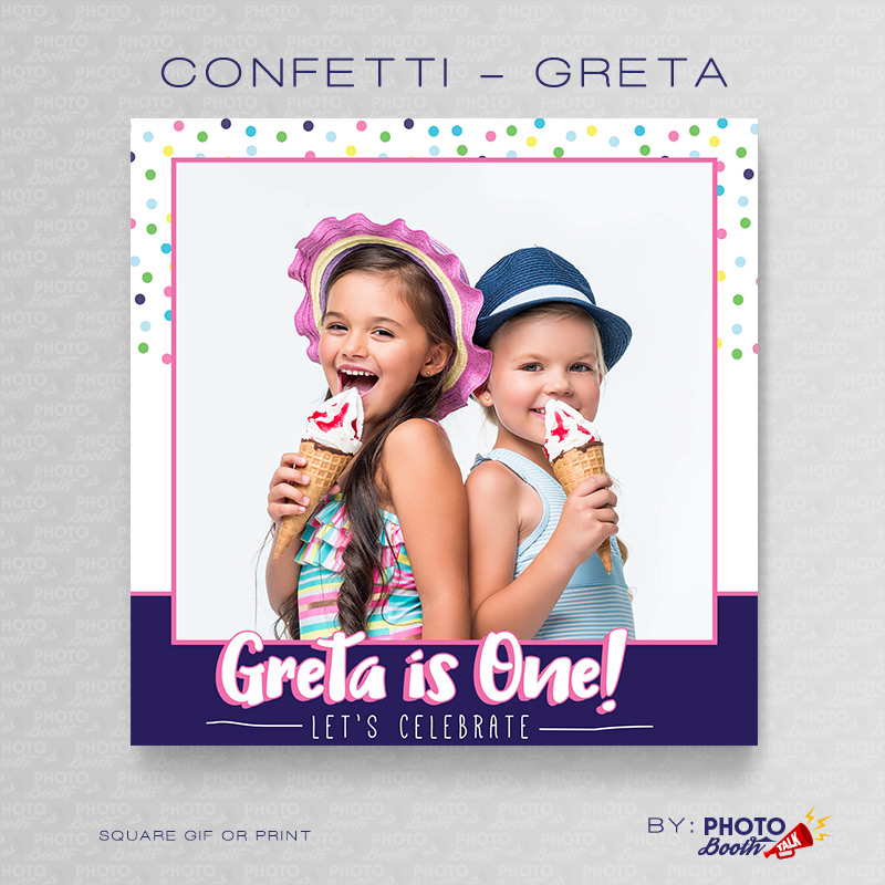 Confetti Greta - Square - Photoshop PSD Files