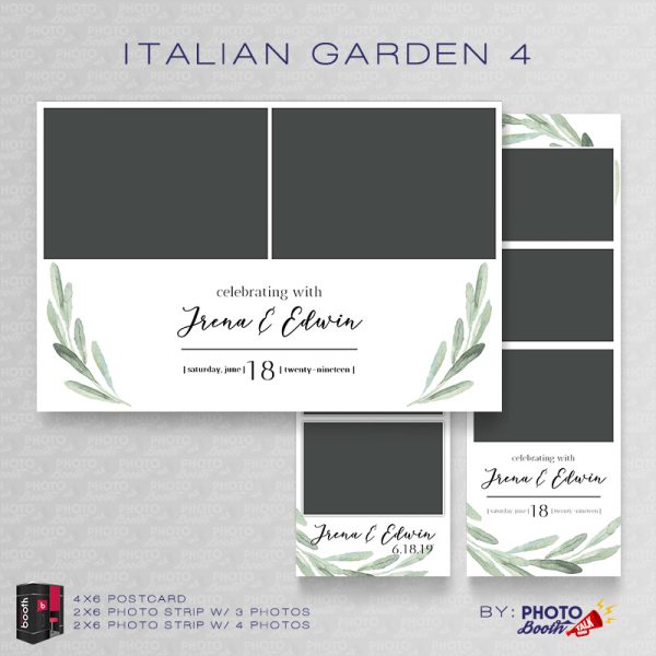 Italian Garden 4 - For Darkroom Booth