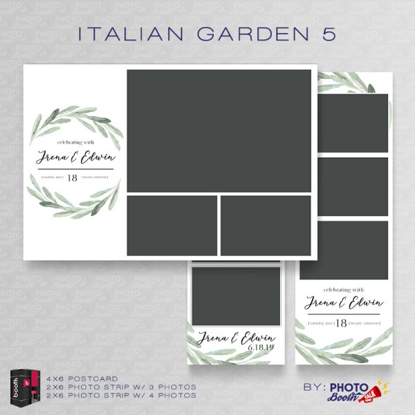 Italian Garden 5 - For Darkroom Booth