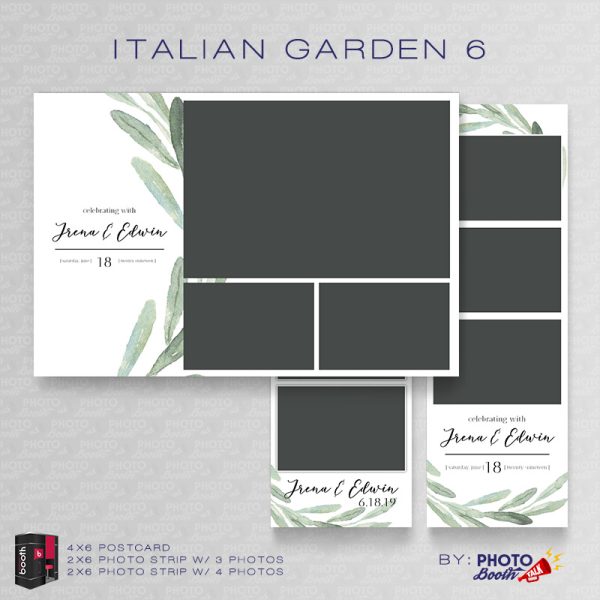 Italian Garden 6 - For Darkroom Booth