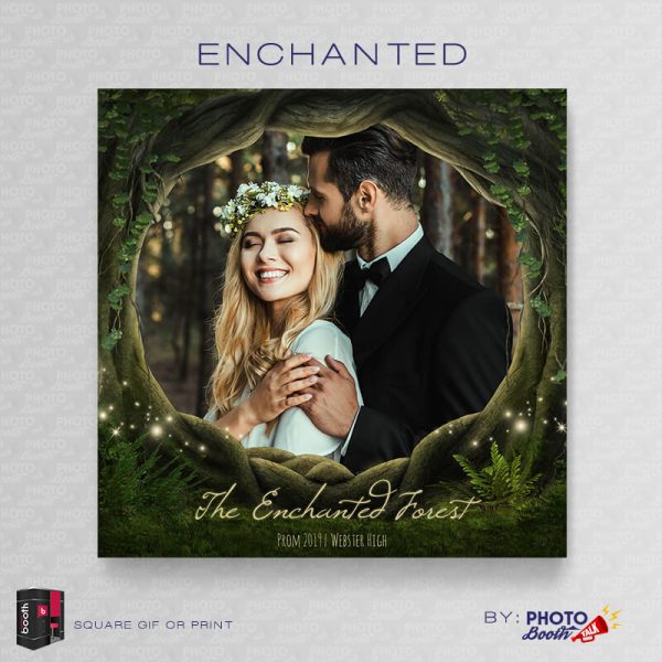 Enchanted - SQUARE - for Darkroom Booth