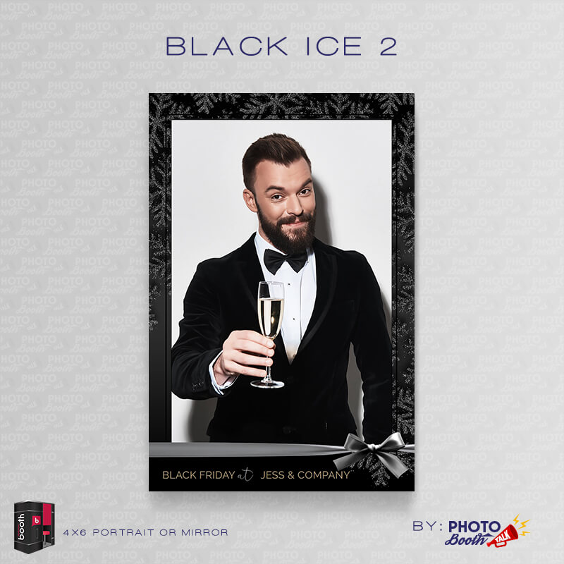 Black Ice 2 - Portrait Mirror - for Darkroom Booth - Image 2