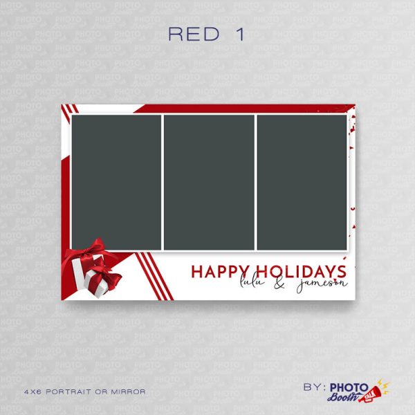 Red 1 - Portrait Mirror  - Photoshop PSD Files