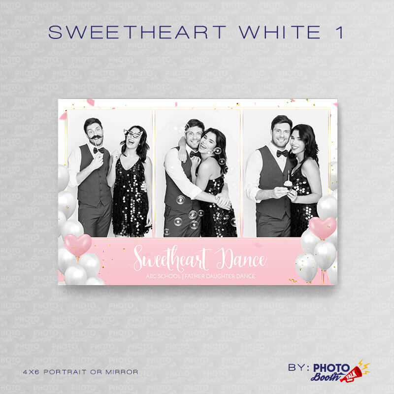 Sweetheart - White - 1 - Portrait Mirror - Photoshop PSD Files - Image 2