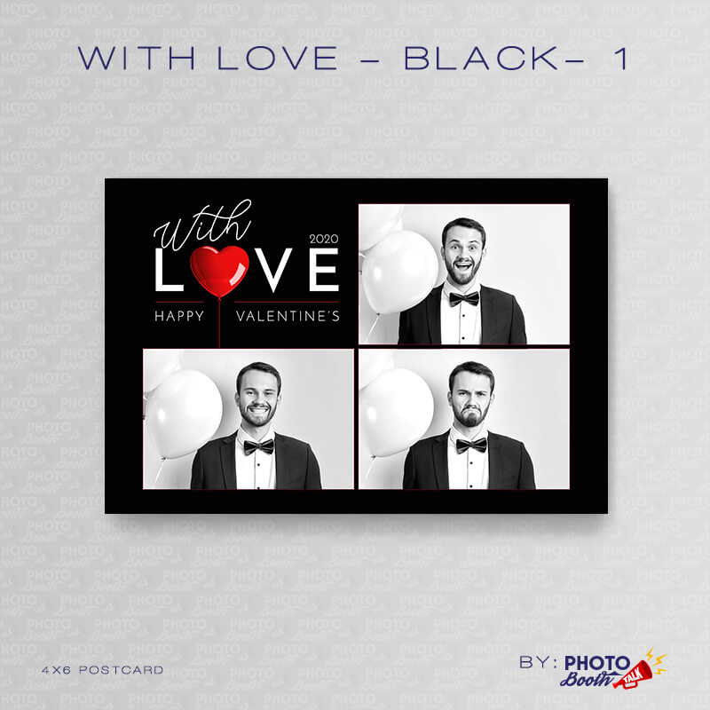 With Love - Black - 1 - Photoshop PSD Files - Image 2