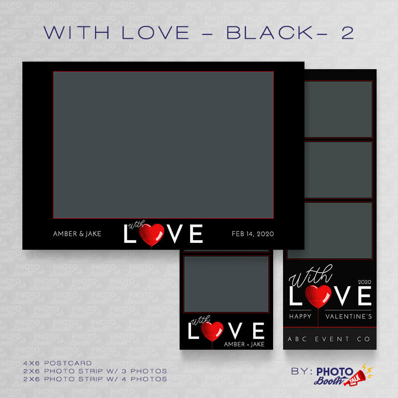 With Love - Black - 2 - Photoshop PSD Files