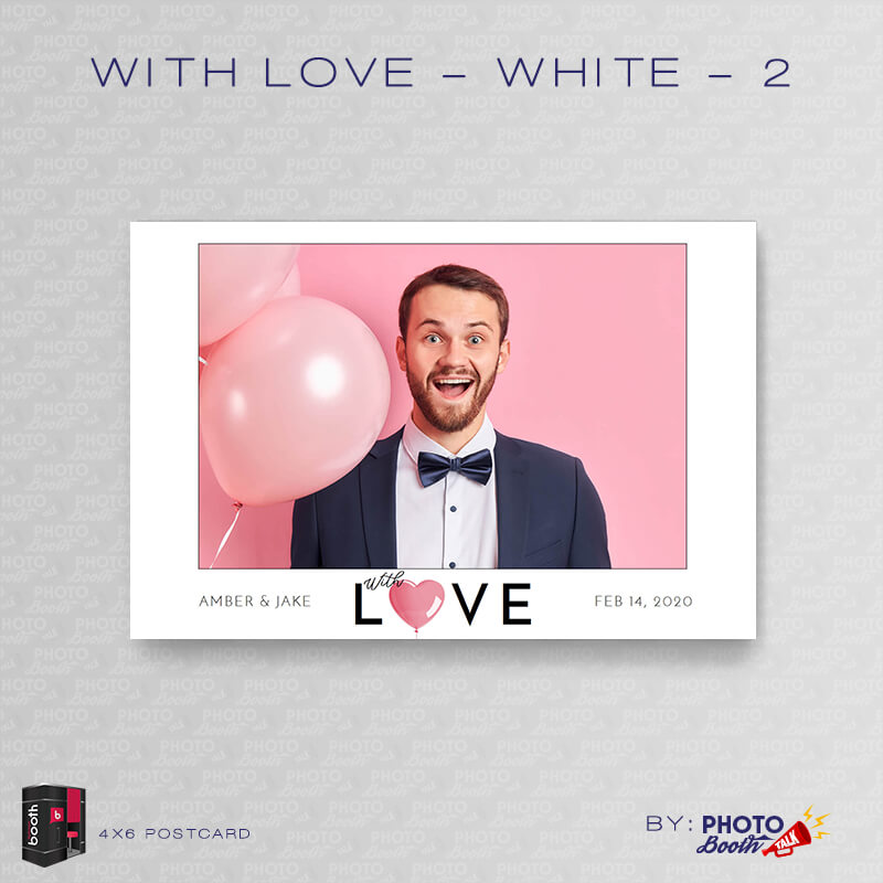 With Love - White - 2 - For Darkroom Booth - Image 2