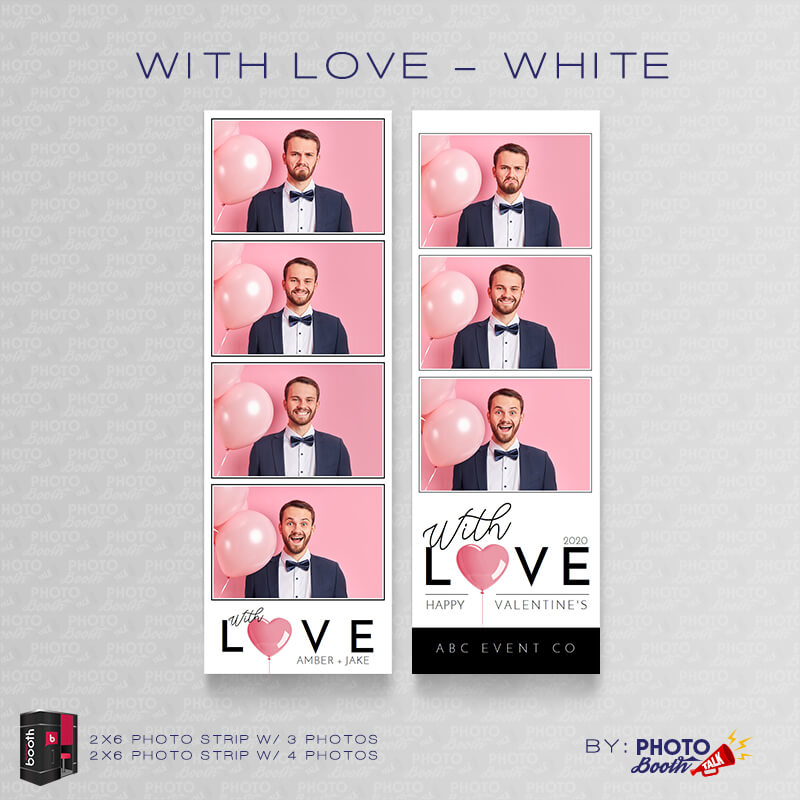 With Love - White - 2 - For Darkroom Booth - Image 3