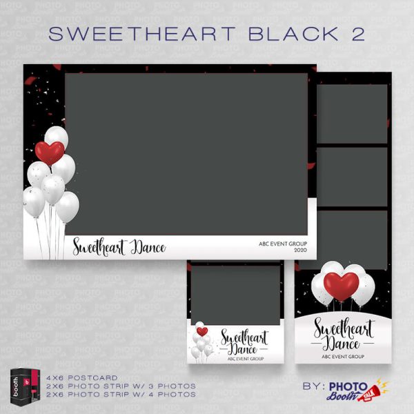 Sweetheart - Black - 2 - For Darkroom Booth