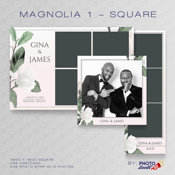 Magnolia - 1 - Square - Photoshop PSD Files