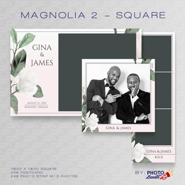 Magnolia - 2 - Square - Photoshop PSD Files