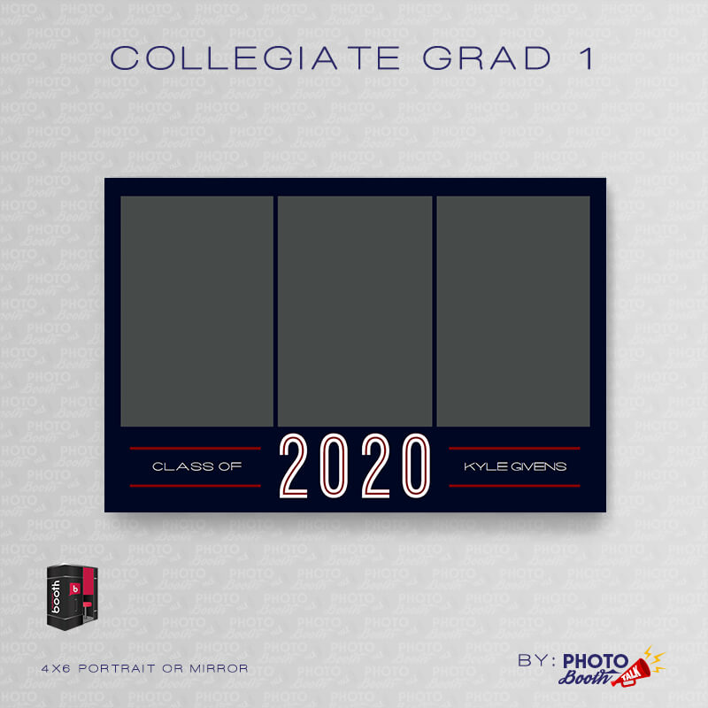 Collegiate Grad 1 - Portrait Mirror - for Darkroom Booth