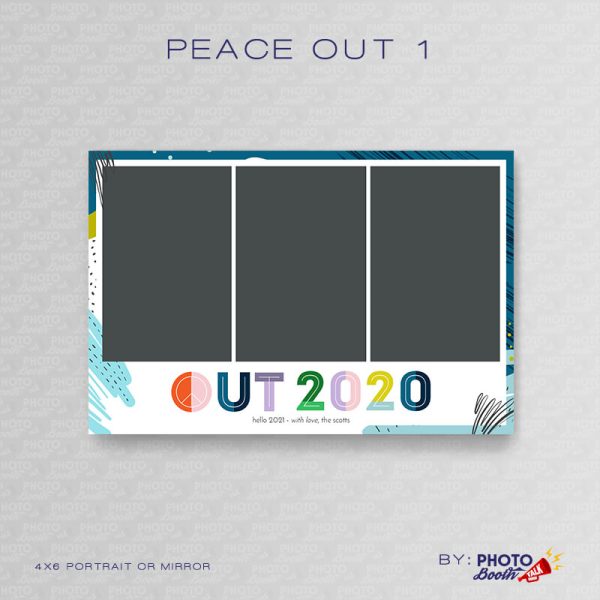 Peace Out 1 - Portrait Mirror  - Photoshop PSD Files