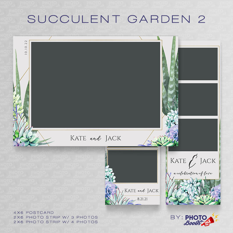 Succulent Garden 2 - Photoshop PSD Files