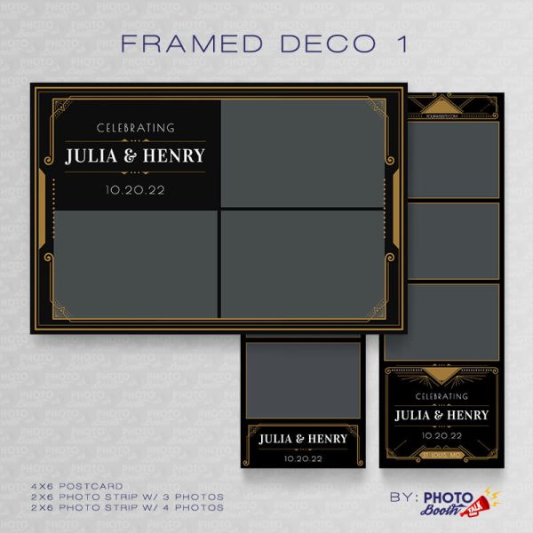 Framed Deco 1 - For Darkroom Booth