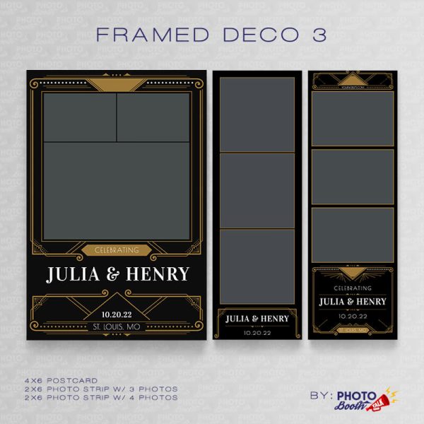 Framed Deco 3 - For Darkroom Booth