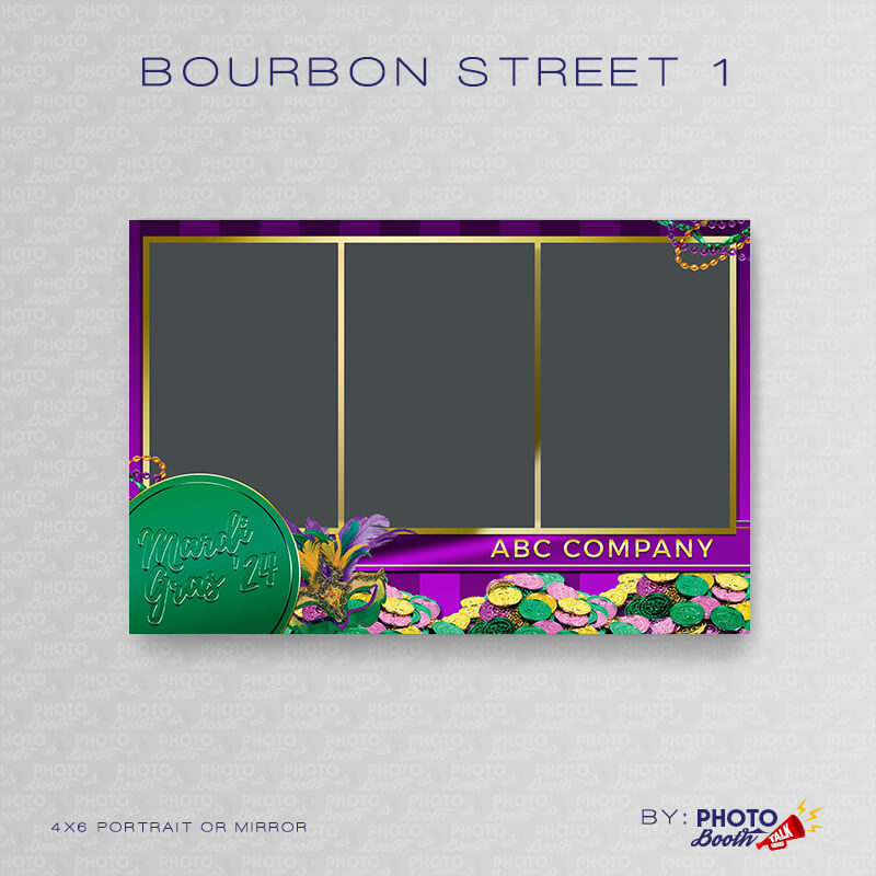 Bourbon Street 1 - Portrait Mirror - Photoshop PSD Files