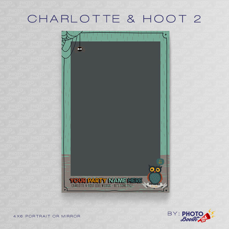 Charlotte and Hoot 2- Portrait Mirror - Photoshop PSD Files