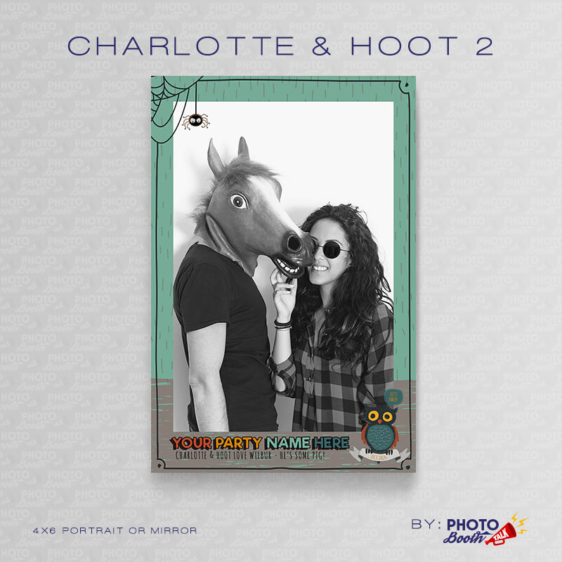 Charlotte and Hoot 2- Portrait Mirror - Photoshop PSD Files - Image 2