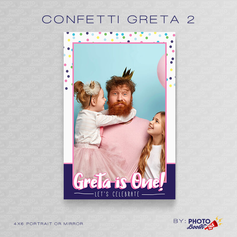 Confetti Greta 2 - Portrait Mirror - Photoshop PSD Files - Image 2