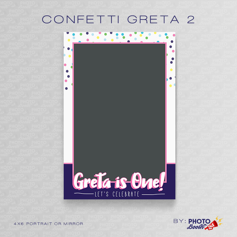 Confetti Greta 2 - Portrait Mirror - Photoshop PSD Files