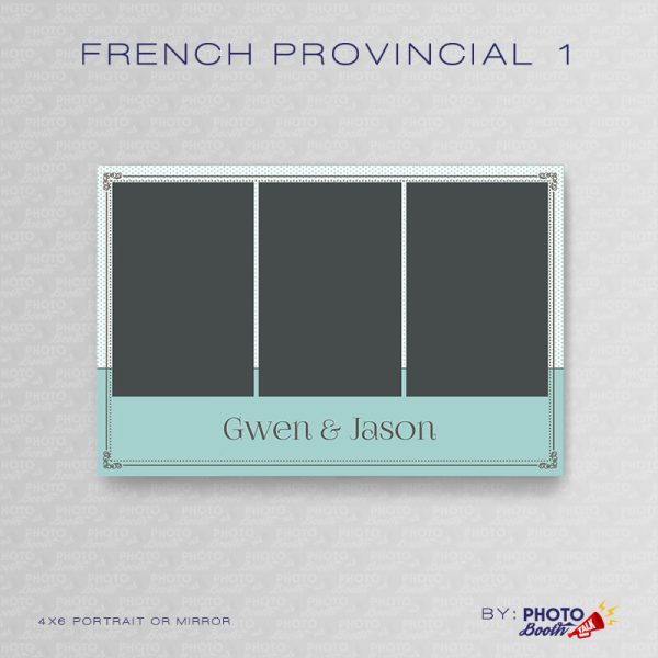 French Provincial 1 - Portrait Mirror  - Photoshop PSD Files