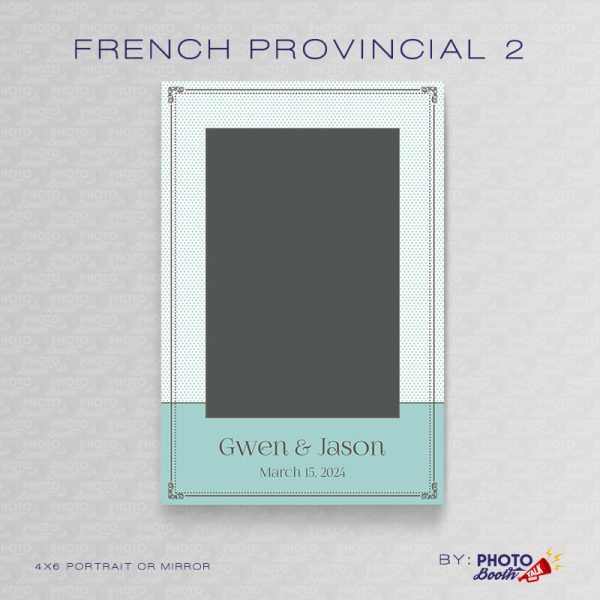 French Provincial 2 - Portrait Mirror  - Photoshop PSD Files