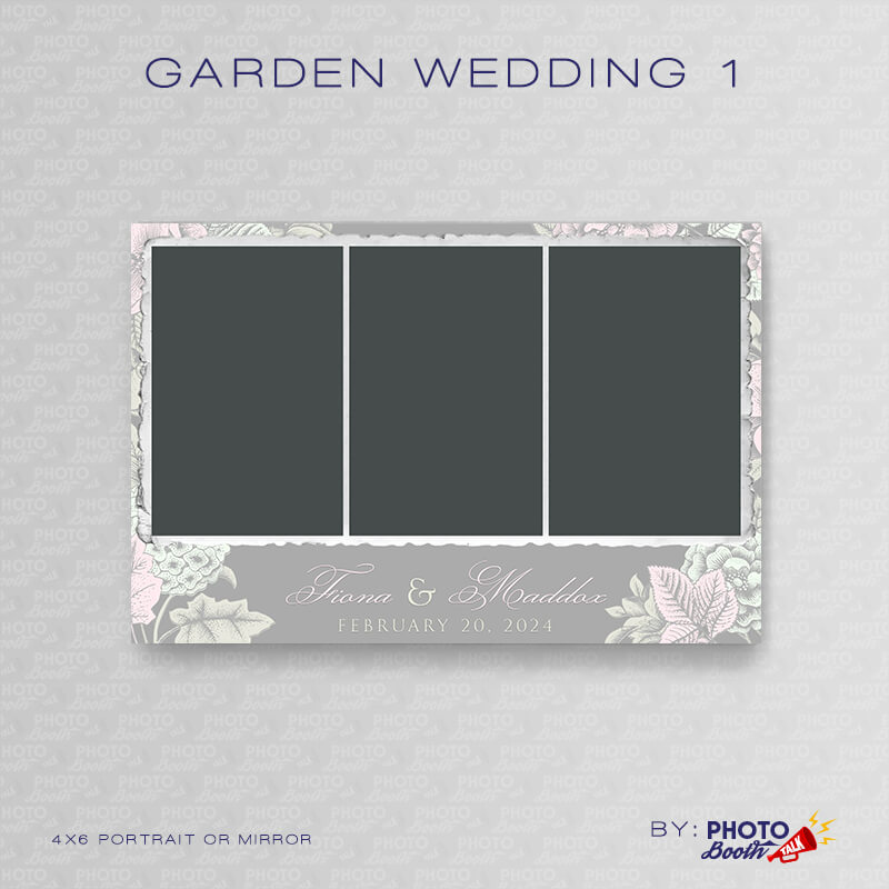 Garden Wedding 1 - Portrait Mirror - Photoshop PSD Files