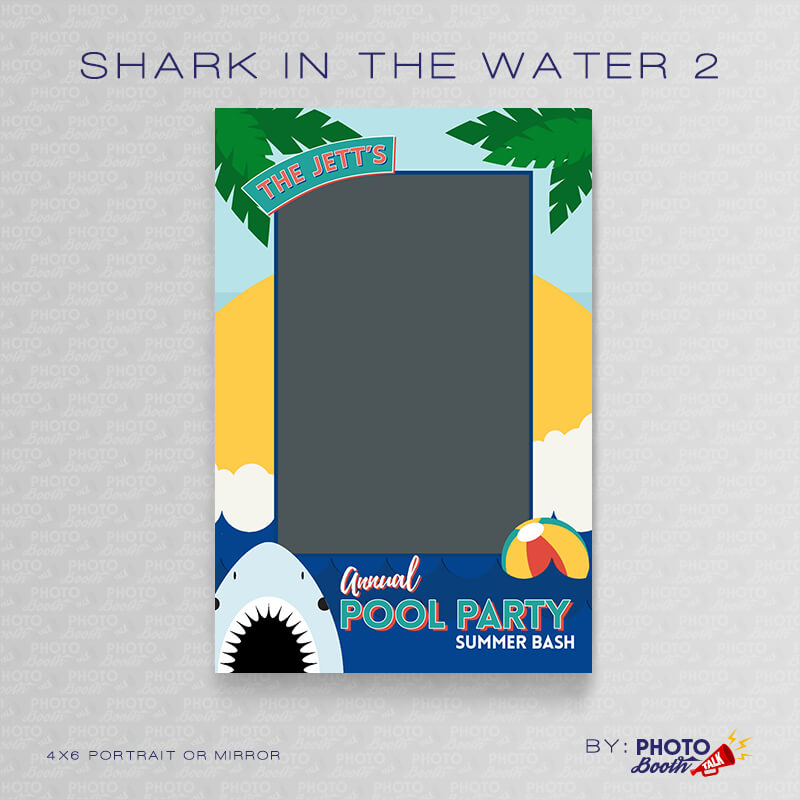 Shark in the Water 2 - Portrait Mirror - Photoshop PSD Files
