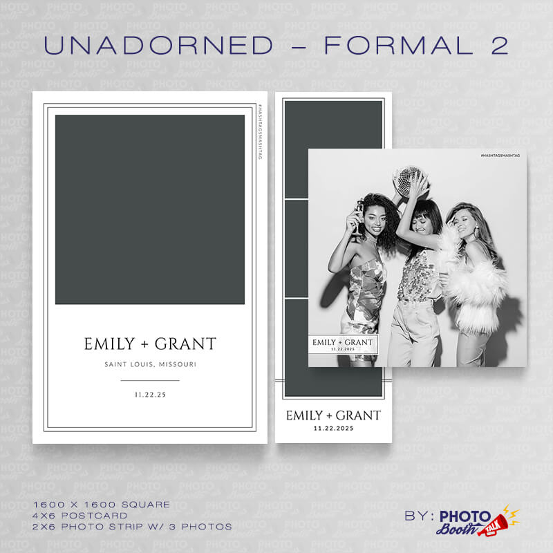 Unadorned 2 - Square - For Darkroom Booth - Image 2