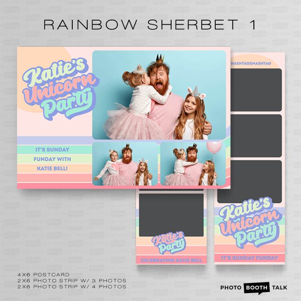 Rainbow Sherbet 1 - For Darkroom Booth