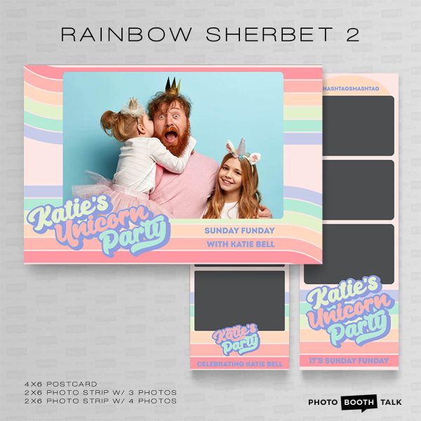 Rainbow Sherbet 2 - Photoshop PSD Files